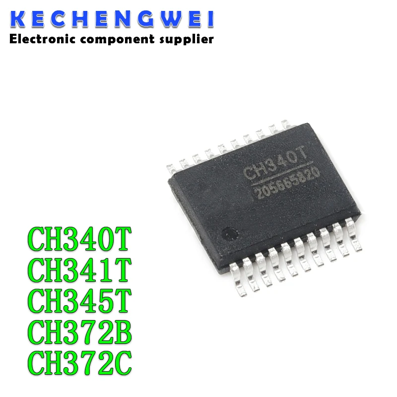 5pcs/lot 100% New original CH340T SOP SMD USB to UART Interface