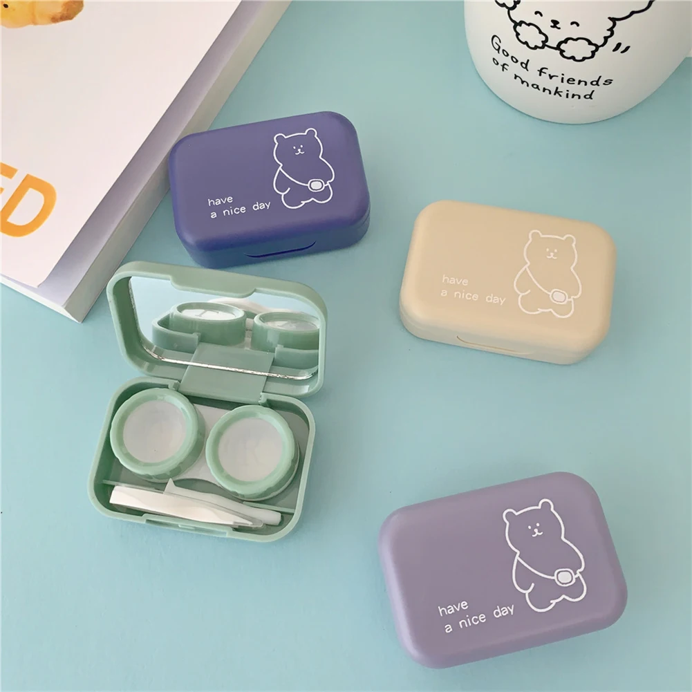 New Small Bear Contact Lenses Case for Women Portable Contact Lens Box Container Travel Contact Lenses Companion Box Storage Box
New Small Bear Contact Lenses Case for Women Portable Contact Lens Box Container Travel Contact Lenses Companion Box Storage Box