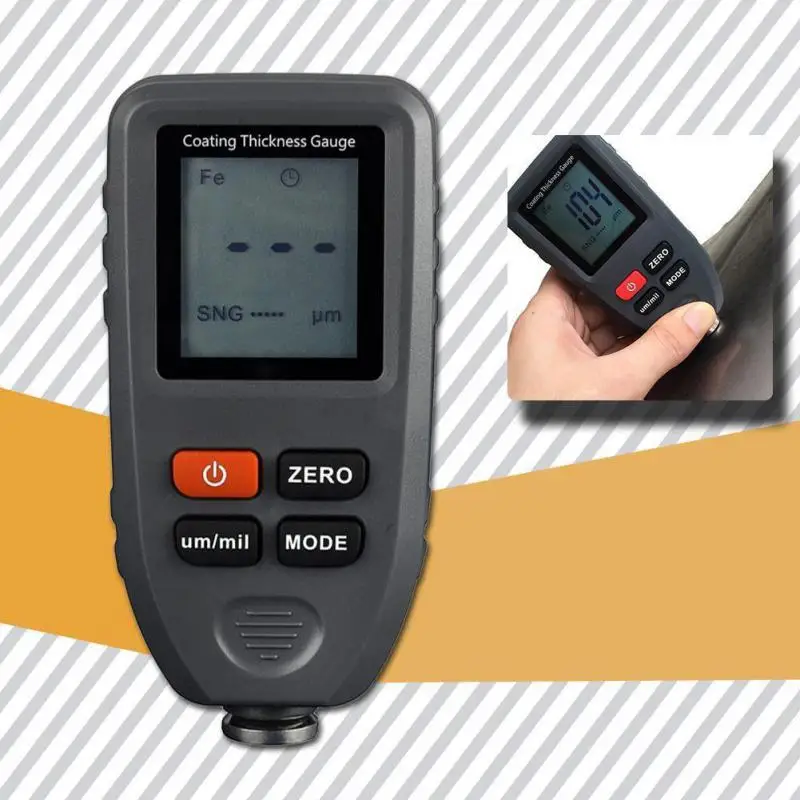 Digital 2 In 1 Coating Thickness Gauge Paint Thickness Meter Metal Thickness Digital Backlight LCD Film Thickness Meter Car Pain
Digital 2 In 1 Coating Thickness Gauge Paint Thickness Meter Metal Thickness Digital Backlight LCD Film Thickness Meter Car Pain