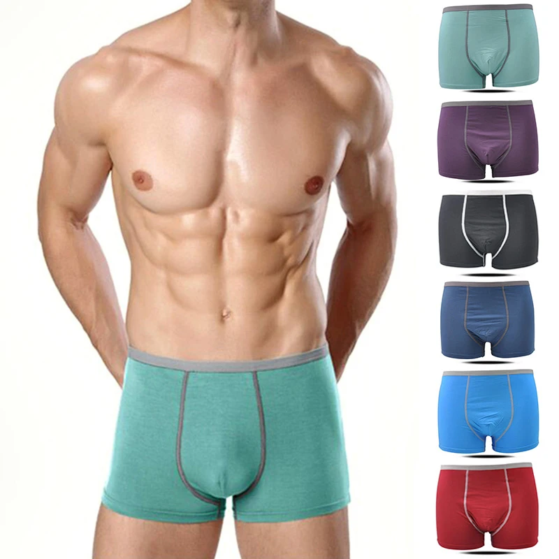 Men's Panties Underwear Boxers Breathable Man Boxer Solid Underpants Comfortable Male Brand Shorts Black Blue Underwear
Men's Panties Underwear Boxers Breathable Man Boxer Solid Underpants Comfortable Male Brand Shorts Black Blue Underwear