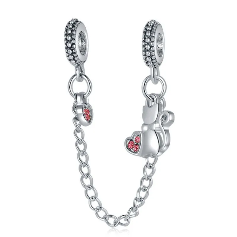 1Pcs New Cute Cat Chain Pendant DIY Beads Suitable for Original Pandora Charm Bracelet Ladies Jewelry Making Gifts
1Pcs New Cute Cat Chain Pendant DIY Beads Suitable for Original Pandora Charm Bracelet Ladies Jewelry Making Gifts