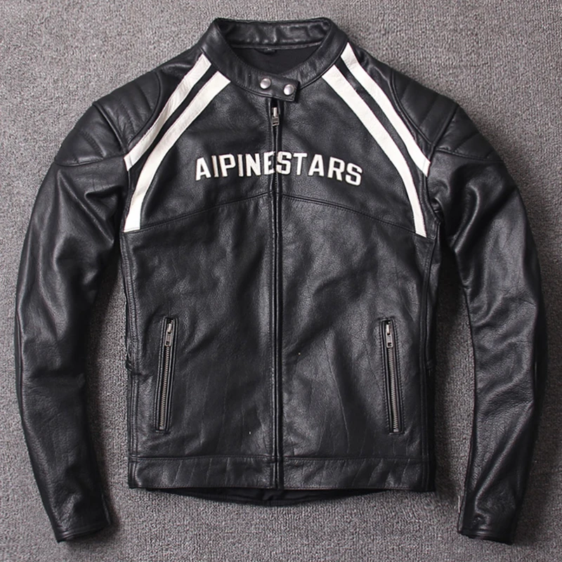 2023 Road Riding Motorcycle Genuine Leather Jacket for Men Protective Gear Man Cowhide Jackets Biker Man Clothing Racer Coat
2023 Road Riding Motorcycle Genuine Leather Jacket for Men Protective Gear Man Cowhide Jackets Biker Man Clothing Racer Coat