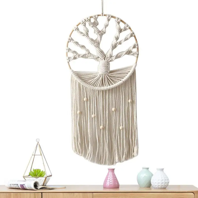 Woven Tapestry Wall Hanging Room Decoration Bohemian Style Dreamcatcher For Home Bedroom Art Macrame Decor 2021 Hot Sale
Woven Tapestry Wall Hanging Room Decoration Bohemian Style Dreamcatcher For Home Bedroom Art Macrame Decor 2021 Hot Sale