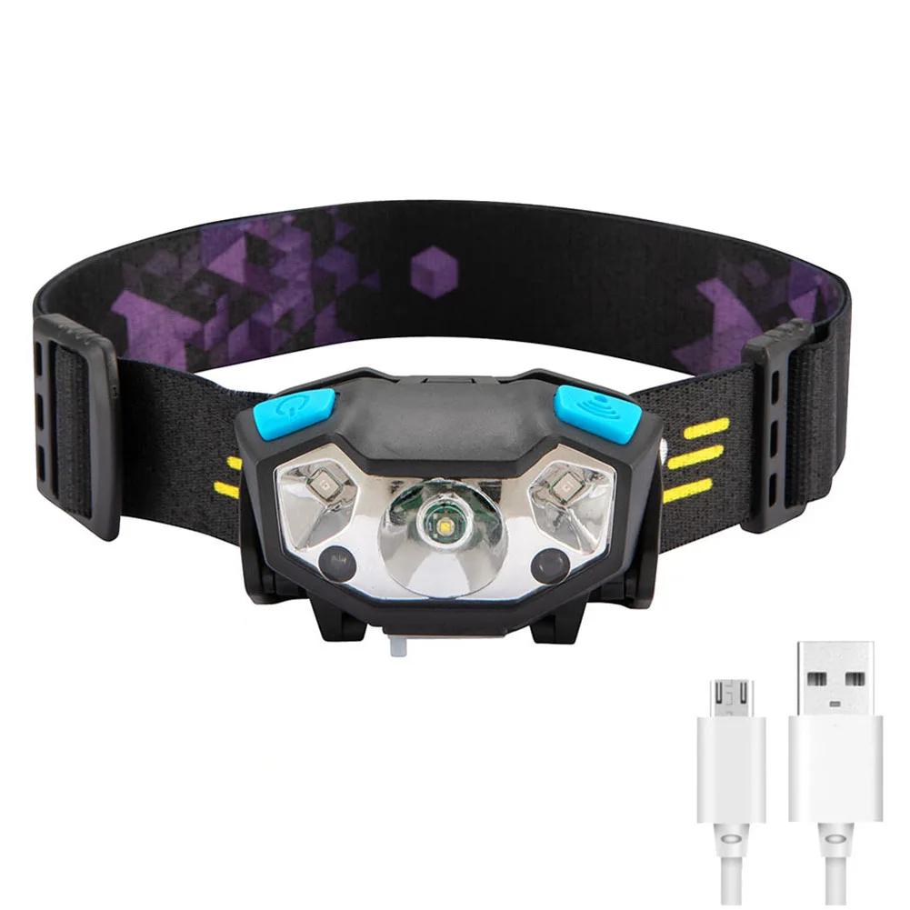 Headlamp USB Charge 350LM LED Headlight 5 Mode Motion Sensor Waterproof Fishing Headlamp Outdoor Camping Safety Equipment
Headlamp USB Charge 350LM LED Headlight 5 Mode Motion Sensor Waterproof Fishing Headlamp Outdoor Camping Safety Equipment
