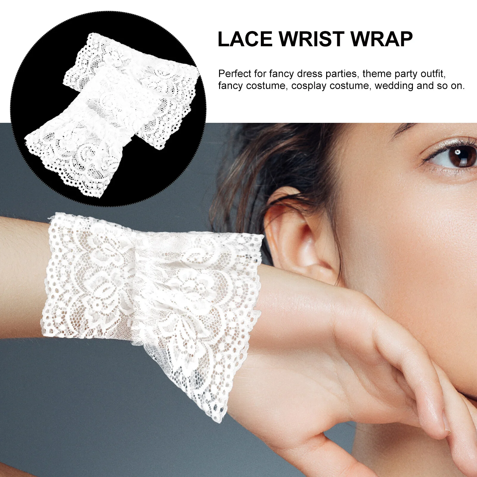 Wrist Cuffs Lolita Accessories Lace Fingerless Women Hand Elastic Bands Miss Gloves
Wrist Cuffs Lolita Accessories Lace Fingerless Women Hand Elastic Bands Miss Gloves