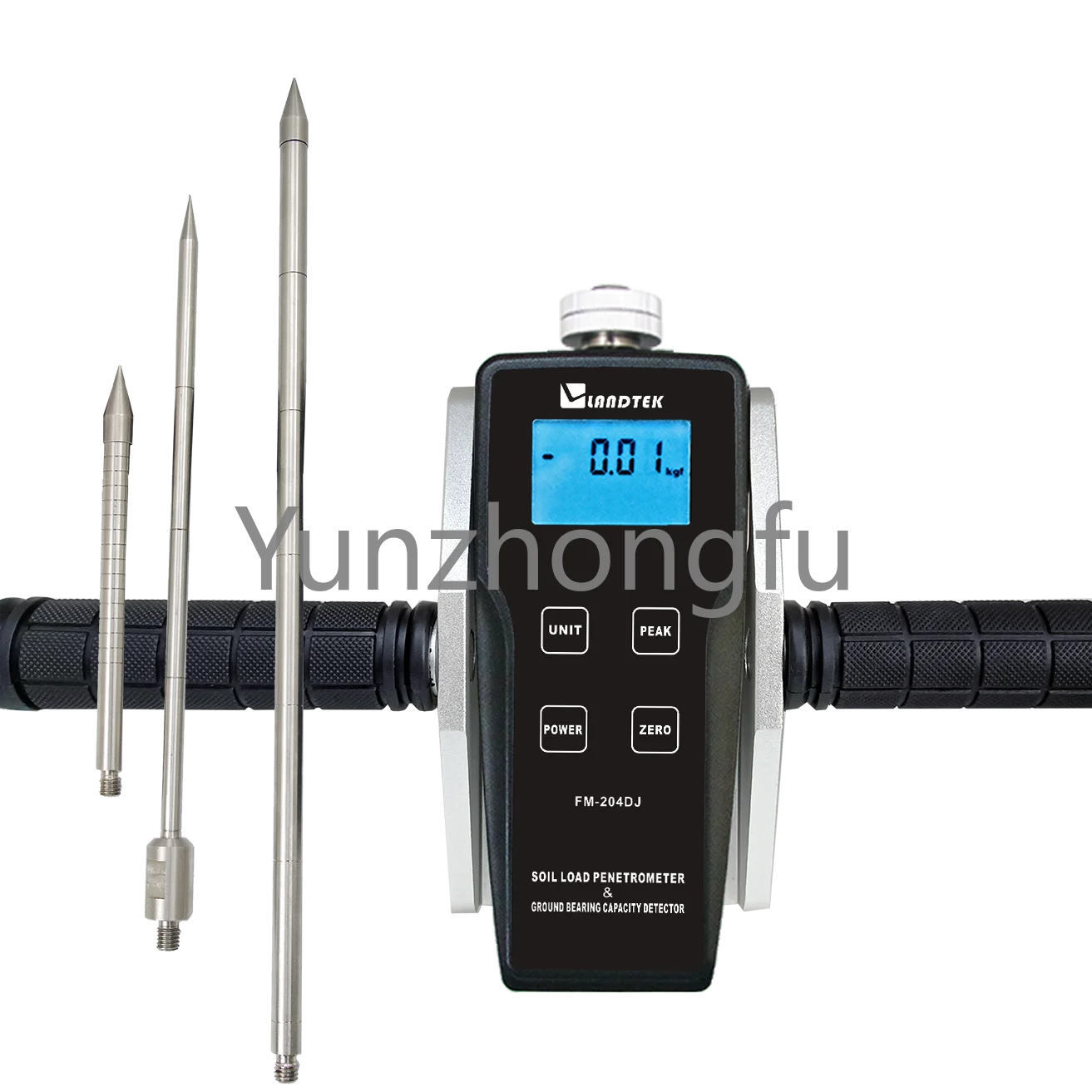 Digital Soil Load Penetrometer / Ground Bearing Capacity Detector FM-204DJ 0kg-100kg (0N-1000N)
Digital Soil Load Penetrometer / Ground Bearing Capacity Detector FM-204DJ 0kg-100kg (0N-1000N)