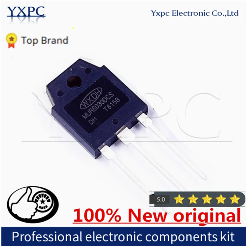 100% New Imported Original MUR6030 MUR6030D MUR6030DCS TO-247 Fast Recovery Diode 60A 300V 
100% New Imported Original MUR6030 MUR6030D MUR6030DCS TO-247 Fast Recovery Diode 60A 300V