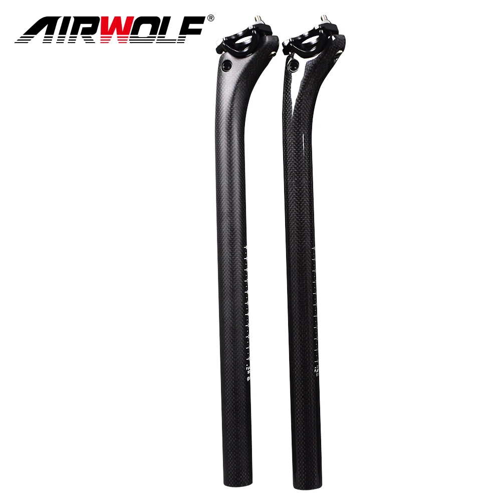 Yaoflying Carbon Seatpost 27.2/30.8/31.6mm Matte Glossy 3K MTB Road Carbon Fiber 2-Bolt Clamping Head Carbon Fiber Bike Seatpost 
Yaoflying Carbon Seatpost 27.2/30.8/31.6mm Matte Glossy 3K MTB Road Carbon Fiber 2-Bolt Clamping Head Carbon Fiber Bike Seatpost
