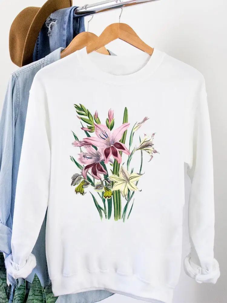 Pullovers Women Plant Flower Floral Casual Clothing Fashion Hoodies Lady Autumn Spring Winter Female O-neck Graphic Sweatshirt
Pullovers Women Plant Flower Floral Casual Clothing Fashion Hoodies Lady Autumn Spring Winter Female O-neck Graphic Sweatshirt