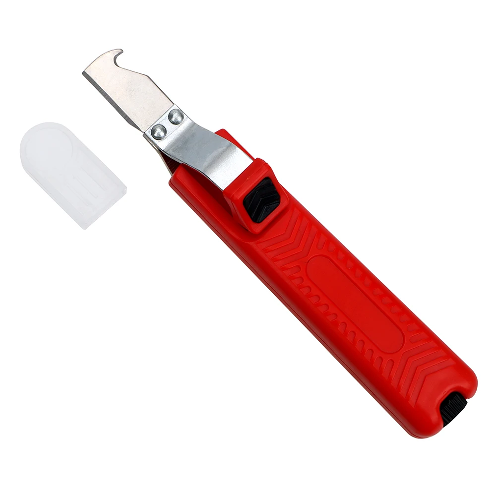 

Инструмент для зачистки кабеля, устройство для зачистки изоляции кабеля из ПВХ, резиновая ручка, нож для зачистки проводов, 8-28 мм