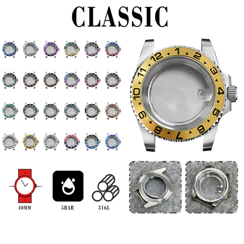Replacement 40mm Sapphire Glass Watch Case for NH35 NH36 See-through Transparent Bottom Mechanical Watch Movement Repair Parts
Replacement 40mm Sapphire Glass Watch Case for NH35 NH36 See-through Transparent Bottom Mechanical Watch Movement Repair Parts