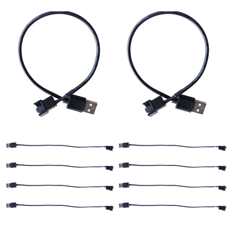 10Pcs USB To 4 Pin Fan Adapter Cables Computer PC Fan Power Cable Connector Adapter 5V USB To Computer CPU Fan Cable
10Pcs USB To 4 Pin Fan Adapter Cables Computer PC Fan Power Cable Connector Adapter 5V USB To Computer CPU Fan Cable