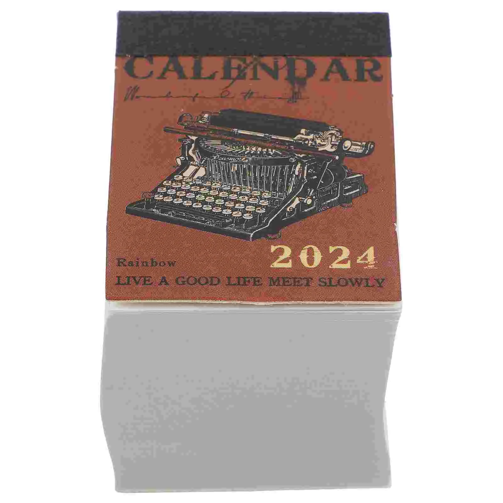2024 Desk Calendar Desktop Decor Table Office Tearable DIY Planning Scrapbook Paper Home Mini Student
2024 Desk Calendar Desktop Decor Table Office Tearable DIY Planning Scrapbook Paper Home Mini Student