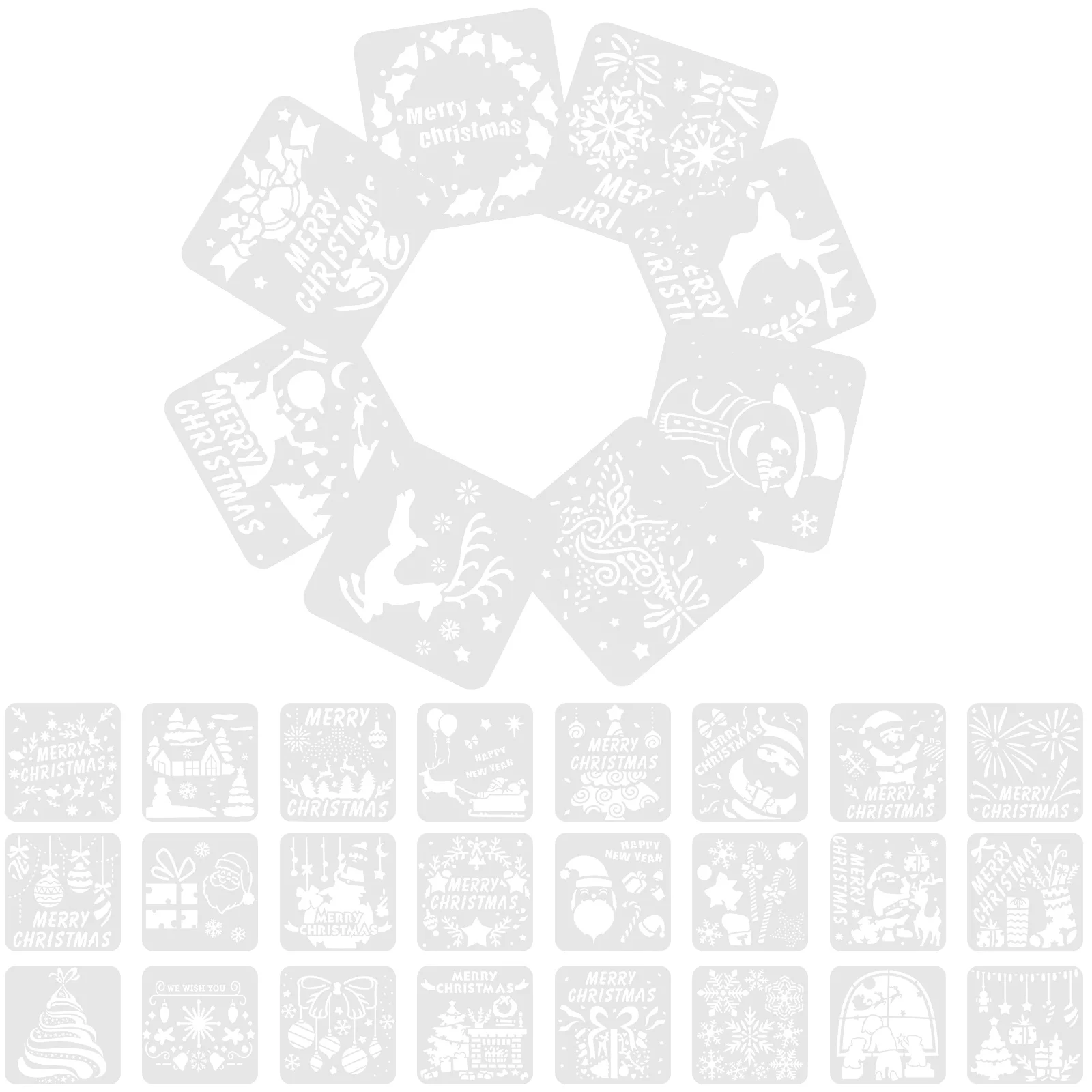 32 шт., декоративные трафареты для творчества
32 шт., декоративные трафареты для творчества