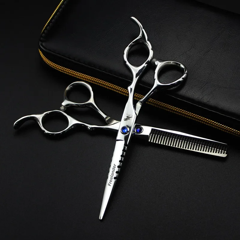 Professional Hairdressing Haircut Scissors 6 Inch 440C Barber Shop Hairdresser's Cutting Thinning Tools High Quality Salon Set
Professional Hairdressing Haircut Scissors 6 Inch 440C Barber Shop Hairdresser's Cutting Thinning Tools High Quality Salon Set