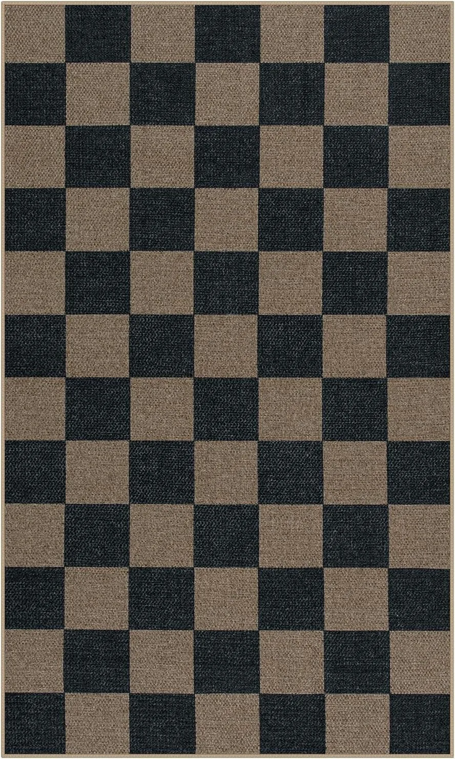 Черно-белый клетчатый ковер для гостиной
Черно-белый клетчатый ковер для гостиной