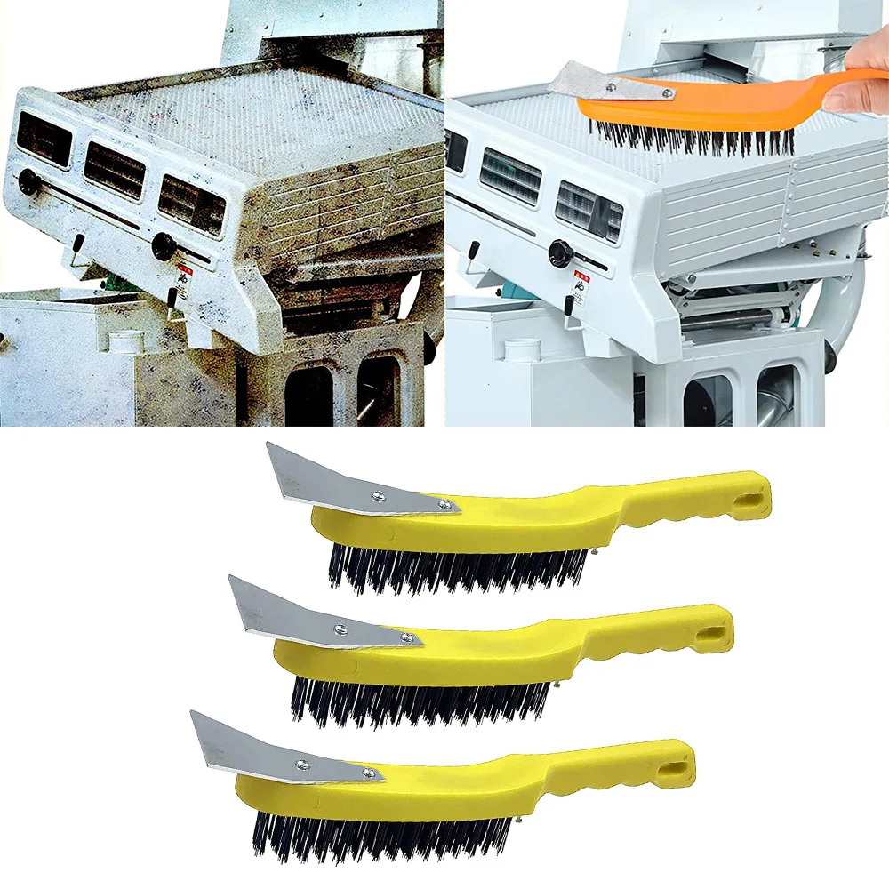 1pc Steel Wire Brush Metal Scraper 11In Multipurpose Steel Wire Brush Rust Removal Shovel Cleaning Derusting Hand Tools
1pc Steel Wire Brush Metal Scraper 11In Multipurpose Steel Wire Brush Rust Removal Shovel Cleaning Derusting Hand Tools