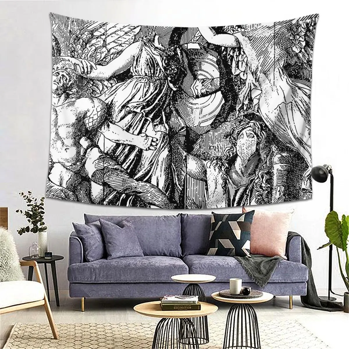 Gigantomachy. Athena, Alkyoneus, Gaia Tapestry Decoration Aesthetic Tapestries for Living Room Bedroom Decor Home Wall Hanging
Gigantomachy. Athena, Alkyoneus, Gaia Tapestry Decoration Aesthetic Tapestries for Living Room Bedroom Decor Home Wall Hanging