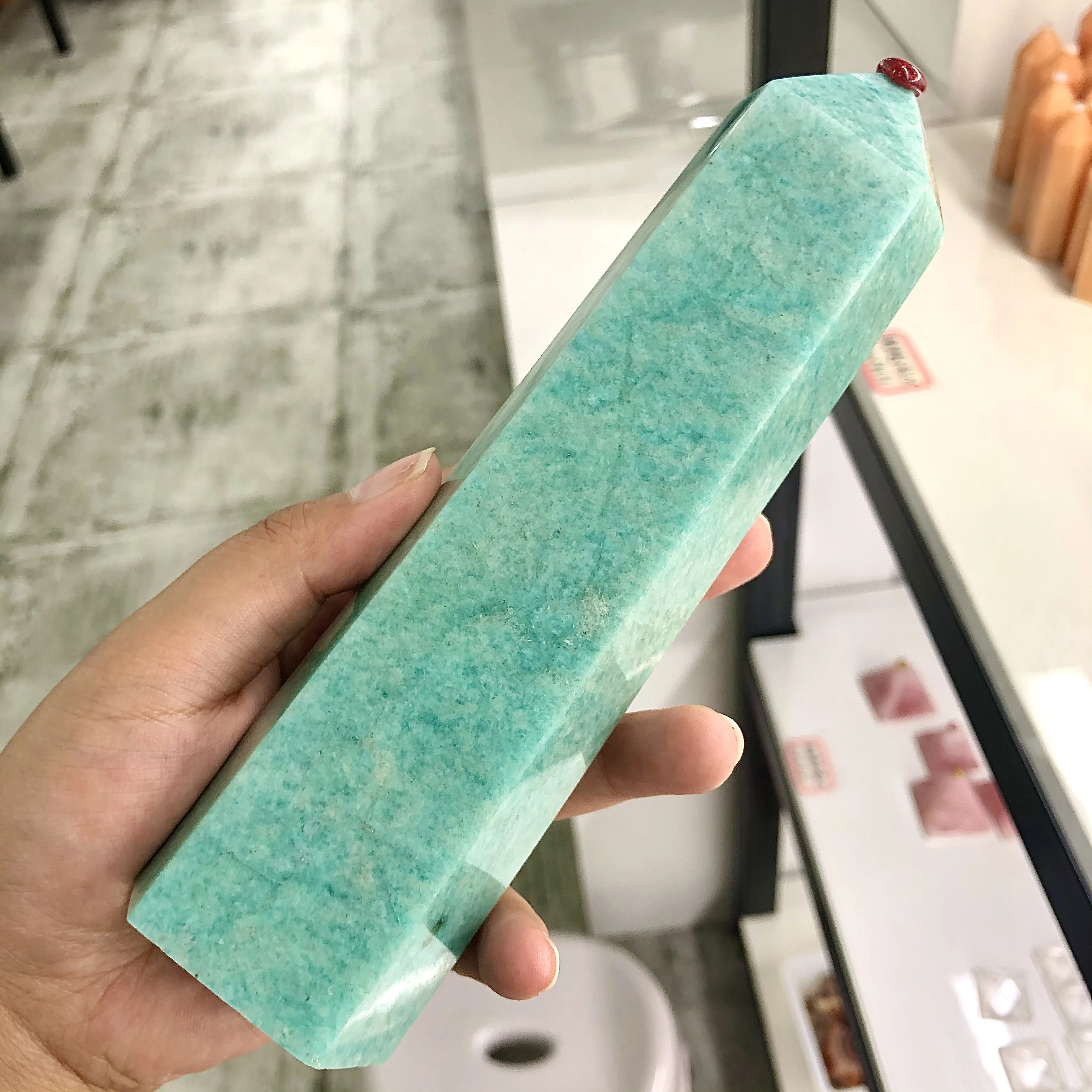 Натуральный хрустальный Амазонит, каменная палочка, лечебный обелиск, энергетический подарок, домашние украшения
Натуральный хрустальный Амазонит, каменная палочка, лечебный обелиск, энергетический подарок, домашние украшения