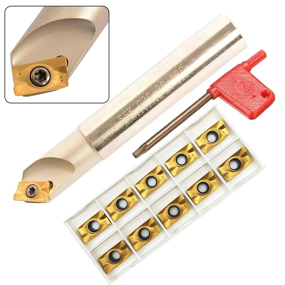 Turning Tool CNC Inserts Factory Workshop 20mm Accessories Chamfer End Mill Cutter+10PC APKT1604 SSK C20-20-120L
Turning Tool CNC Inserts Factory Workshop 20mm Accessories Chamfer End Mill Cutter+10PC APKT1604 SSK C20-20-120L
