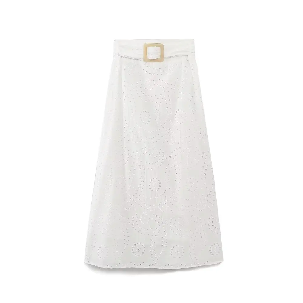 Women 2023 New Fashion summer Embroidered Skirt Vintage High Waist Lined Zipper Casual Chic Female Midi A- Line Skirt Mujer
Women 2023 New Fashion summer Embroidered Skirt Vintage High Waist Lined Zipper Casual Chic Female Midi A- Line Skirt Mujer