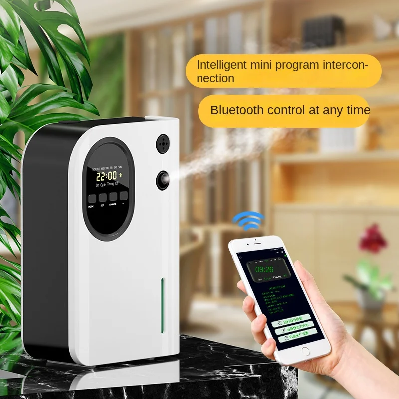260m³ Intelligent Timing Bluetooth Aroma Machine Automatic 160ML Essential Oil Diffuser Air Freshener
260m³ Intelligent Timing Bluetooth Aroma Machine Automatic 160ML Essential Oil Diffuser Air Freshener