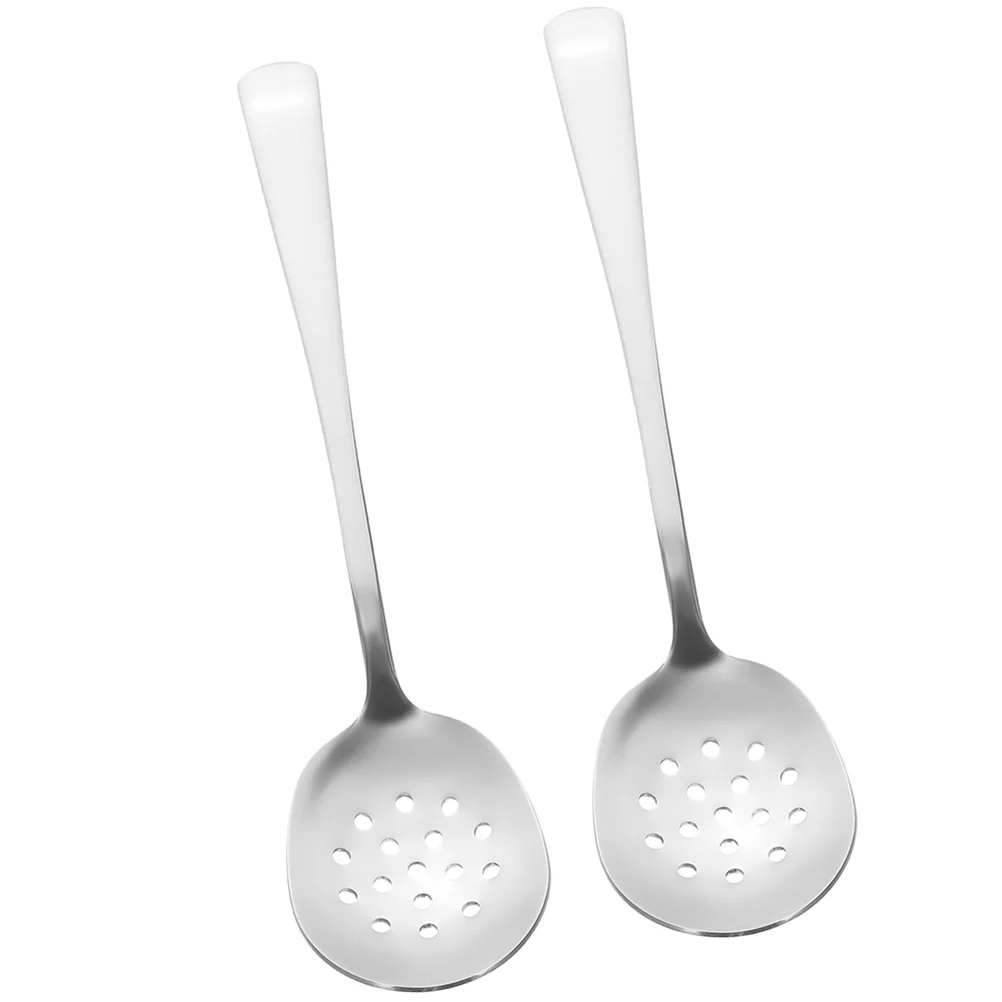 2Pcs Stainless Steel Soup Cookware Resistant Kitchen Slotted Spoon Kitchen Cooking Spoons Home Spoon for Home Restaurant Kitchen 
2Pcs Stainless Steel Soup Cookware Resistant Kitchen Slotted Spoon Kitchen Cooking Spoons Home Spoon for Home Restaurant Kitchen