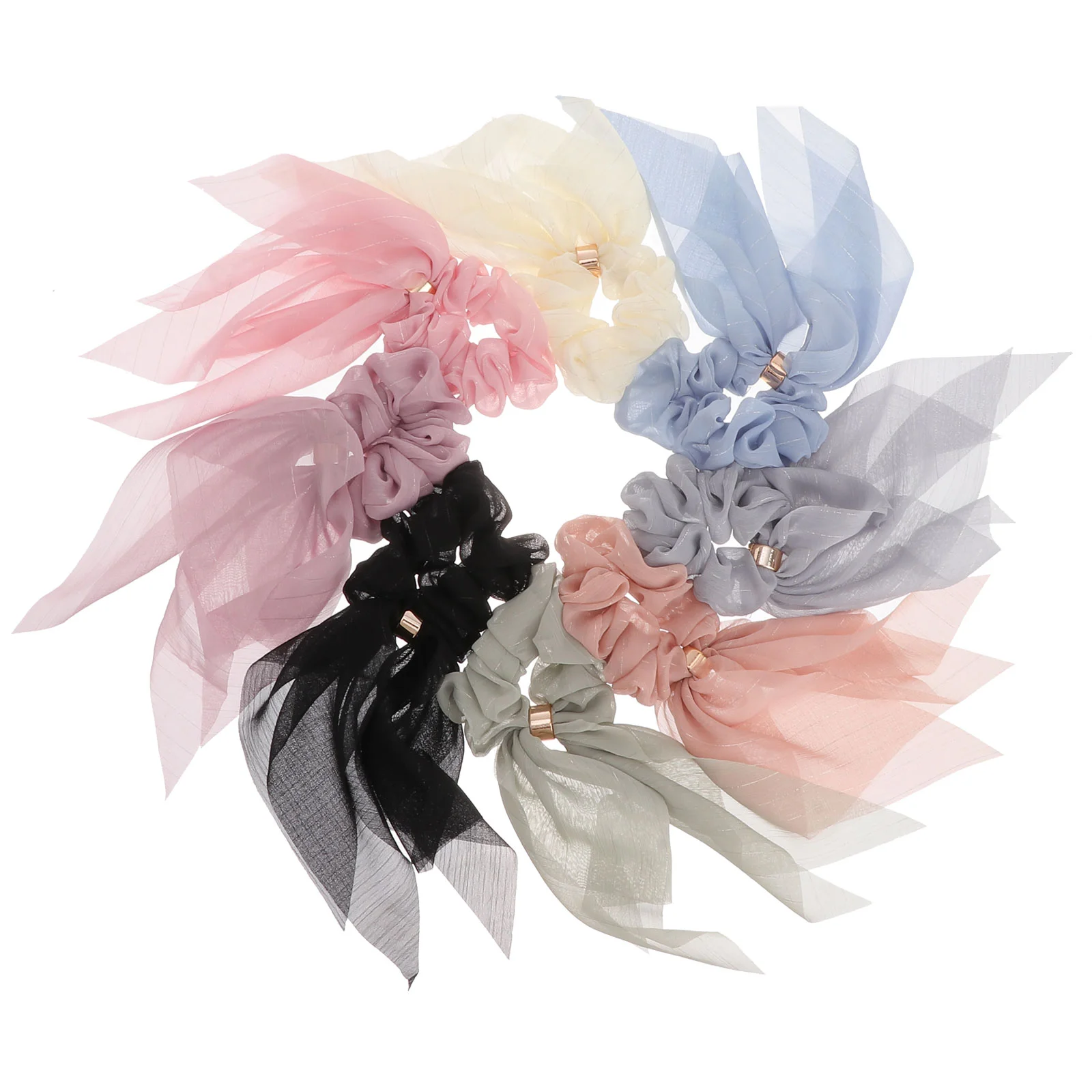 8Pcs Solid Color Elastic Hair Knot Long Cloth Hair Band with Buckle Ponytail Holders Hair Ropes for Lady Size M As Shown
8Pcs Solid Color Elastic Hair Knot Long Cloth Hair Band with Buckle Ponytail Holders Hair Ropes for Lady Size M As Shown