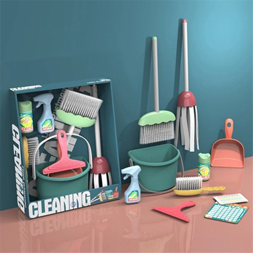 Children's Educational Simulation Play House Toy Boy and Girl Training Cleaning Tool Set Top Stuff Things for Cleaning for Kids
Children's Educational Simulation Play House Toy Boy and Girl Training Cleaning Tool Set Top Stuff Things for Cleaning for Kids