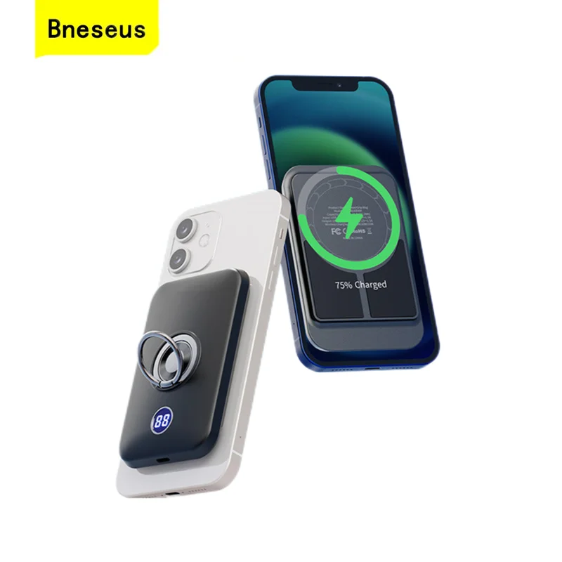 2-In-1 Nano Magnetic Wireless Power Bank External Battery Pack For iPhone 13 12 11 Xiaomi Huawei Mobile Phone Charger PowerBank
2-In-1 Nano Magnetic Wireless Power Bank External Battery Pack For iPhone 13 12 11 Xiaomi Huawei Mobile Phone Charger PowerBank