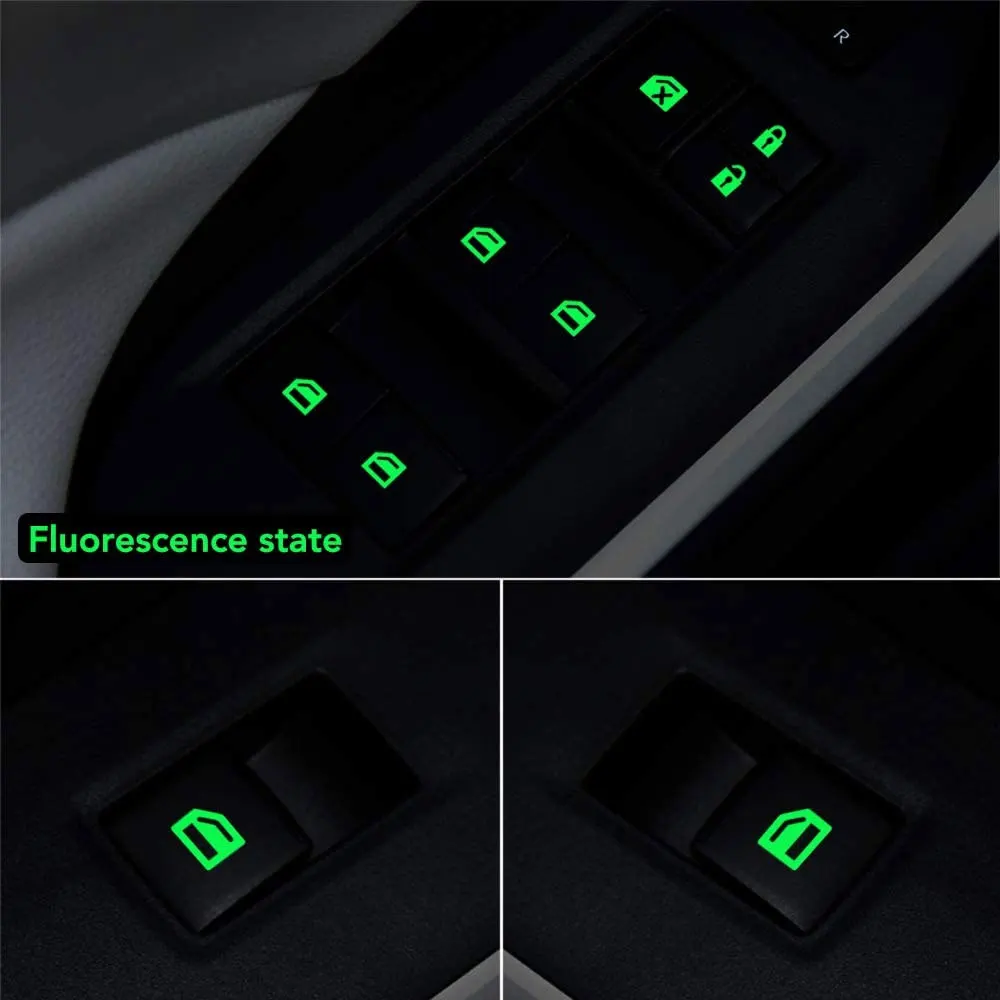 Green Universal Car Window Luminous Button Sticker Switch Window Button Fluorescent Sticker Reflective Decal Auto Interior Decor
Green Universal Car Window Luminous Button Sticker Switch Window Button Fluorescent Sticker Reflective Decal Auto Interior Decor
