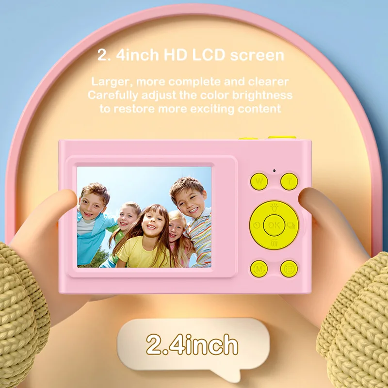 Children's camera can take photos video color digital smart gift toys mini retro HD card camera
Children's camera can take photos video color digital smart gift toys mini retro HD card camera