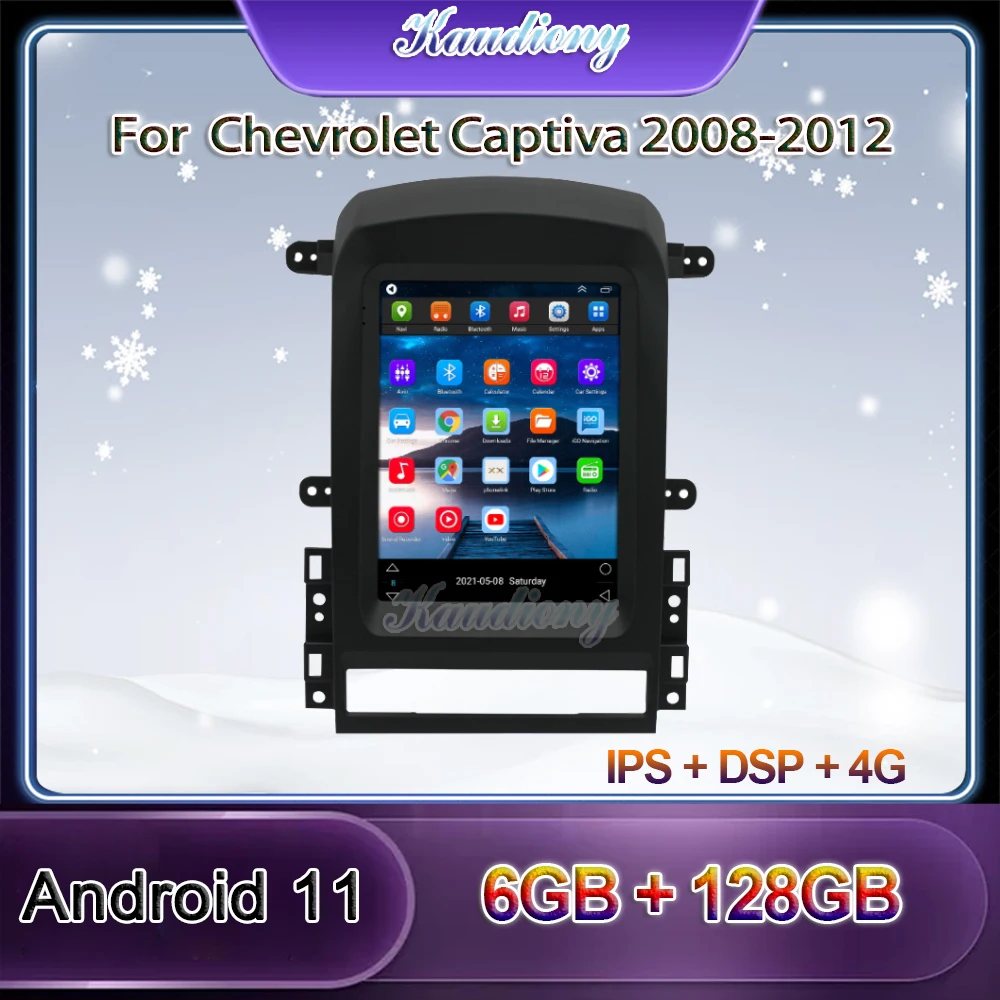 Kaudiony Tesla Style Android 11 For Chevrolet Captiva Auto Radio GPS Navigation Car DVD Multimedia Player 4G Stereo 2008-2012 
Kaudiony Tesla Style Android 11 For Chevrolet Captiva Auto Radio GPS Navigation Car DVD Multimedia Player 4G Stereo 2008-2012