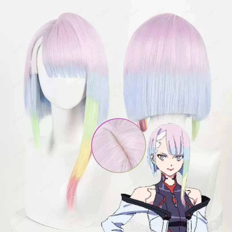 Anime Cyberpunk Edgerunners Lucy Cosplay Wig Rebecca Heat Resistant Synthetic Hair Halloween Party Wigs + Wig Cap
Anime Cyberpunk Edgerunners Lucy Cosplay Wig Rebecca Heat Resistant Synthetic Hair Halloween Party Wigs + Wig Cap
