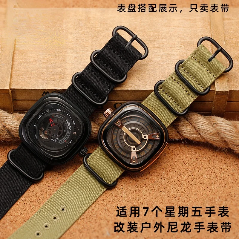 Watch Band for Seven Friday SF-T Series P Series M Series Q Series Nylon Watchband Outdoor Sports Watch Strap
Watch Band for Seven Friday SF-T Series P Series M Series Q Series Nylon Watchband Outdoor Sports Watch Strap