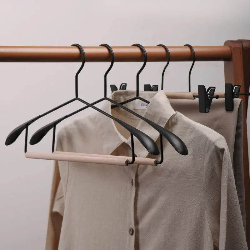 Clothing Hanger Coat Have Wardrobe Bar Wooden Pants Shoulder Wood Closet For Wide Storage Rack Clothes Iron Metal Hangers
Clothing Hanger Coat Have Wardrobe Bar Wooden Pants Shoulder Wood Closet For Wide Storage Rack Clothes Iron Metal Hangers