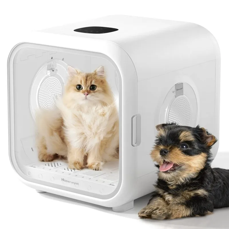 

Автоматическая сушилка для домашних животных Drybo Plus, ультратихая сушилка для собак и кошек с умным контролем температуры и 360 сушкой
