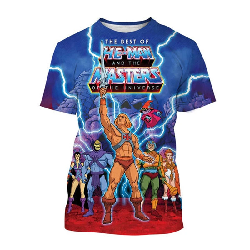 Футболки He Man And The Masters of The Universe с аниме 3D принтом для мужчин и женщин, футболка оверсайз с коротким рукавом, Детские футболки, топы, одежда
Футболки He Man And The Masters of The Universe с аниме 3D принтом для мужчин и женщин, футболка оверсайз с коротким рукавом, Детские футболки, топы, одежда