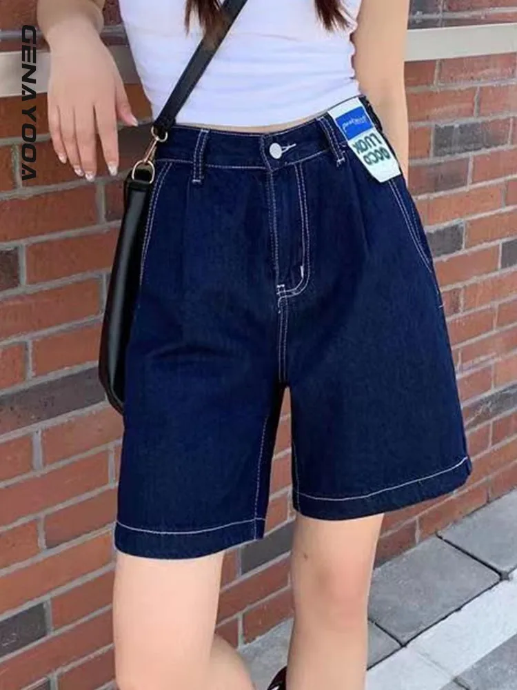 Genayooa Dark Blue Loose Women Shorts Feminino Jeans 2022 Summer Casual High Waist Ladies Biker Shorts Women Vintage Korean
Genayooa Dark Blue Loose Women Shorts Feminino Jeans 2022 Summer Casual High Waist Ladies Biker Shorts Women Vintage Korean