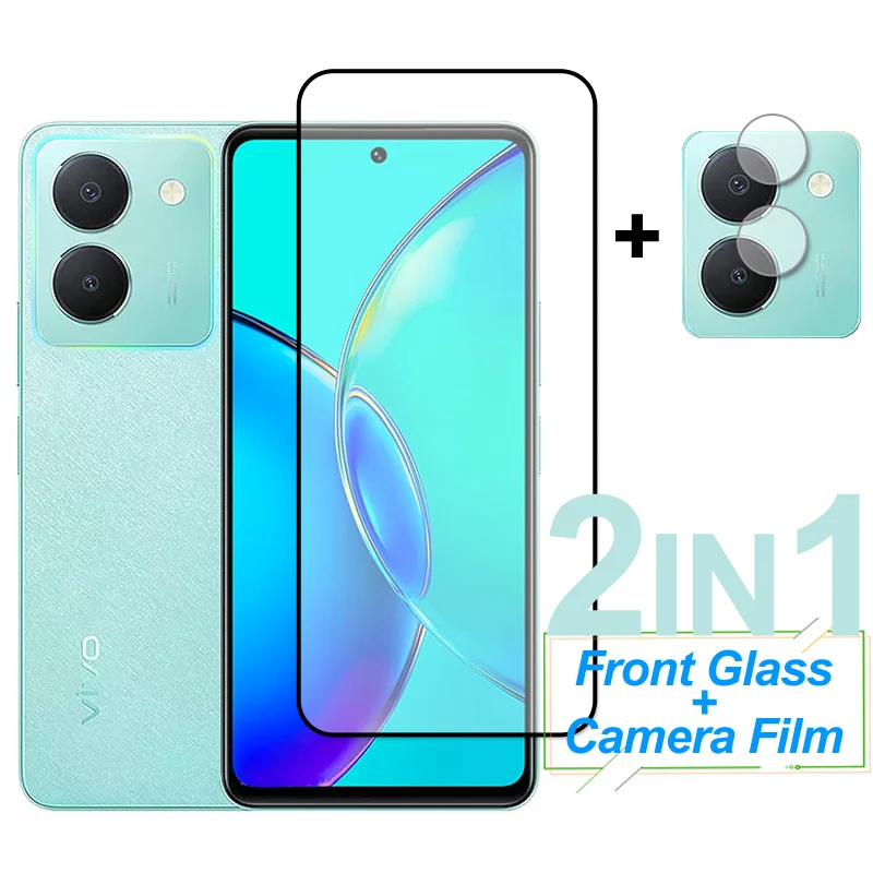 For ViVo Y36 Glass ViVo Y35 Plus Screen Protector Full Cover Tempered Glass Protective Phone Camera Lens Film On ViVo Y36 Y35
For ViVo Y36 Glass ViVo Y35 Plus Screen Protector Full Cover Tempered Glass Protective Phone Camera Lens Film On ViVo Y36 Y35