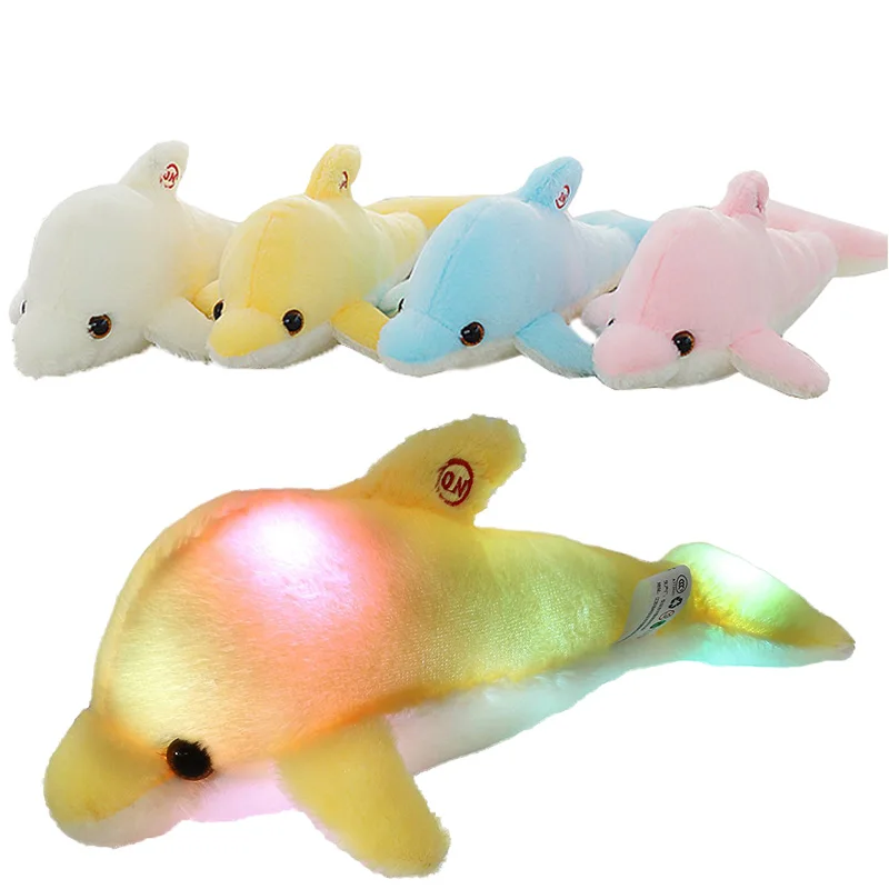 18'' LED Glowing Plush Dolphin Toy Stuffed Shimmering Colorful Night Light Up Cute Animal Doll Gift for Kid Christmas Decoration
18'' LED Glowing Plush Dolphin Toy Stuffed Shimmering Colorful Night Light Up Cute Animal Doll Gift for Kid Christmas Decoration