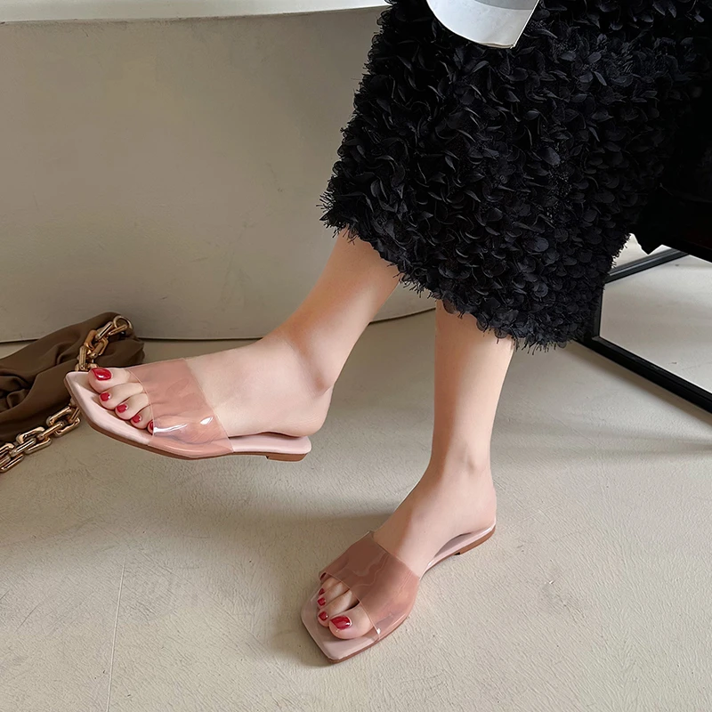 Женские однотонные шлепанцы, взрывоопасный стиль, без застежки, открытый носок, квадратный каблук, слипоны, 2023 
Женские однотонные шлепанцы, взрывоопасный стиль, без застежки, открытый носок, квадратный каблук, слипоны, 2023