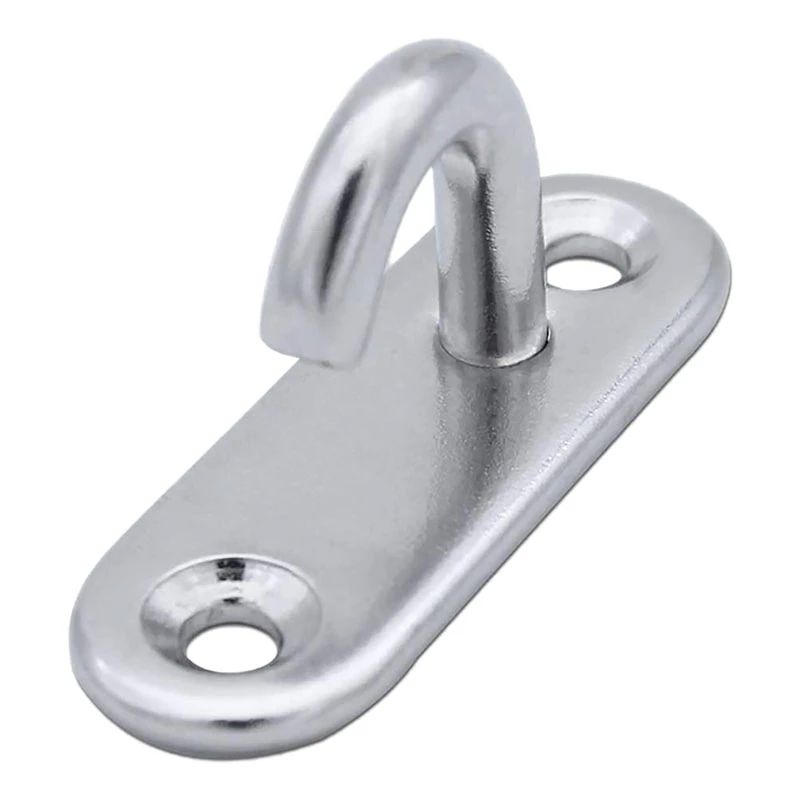6 Pack Stainless Steel Ceiling Hooks M5 Oval Open Hooks Pad Eye Plate Anchor Screw Wall Mount Hook for Plant Basket
6 Pack Stainless Steel Ceiling Hooks M5 Oval Open Hooks Pad Eye Plate Anchor Screw Wall Mount Hook for Plant Basket