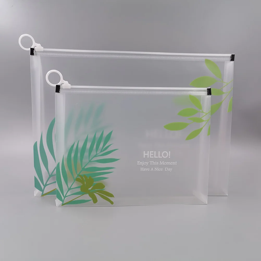 4pcs A4 Zipper File Bags Leaves Pattern Portable Storage Case Transparent File Pockets Student Stationery Holder Organizer
4pcs A4 Zipper File Bags Leaves Pattern Portable Storage Case Transparent File Pockets Student Stationery Holder Organizer