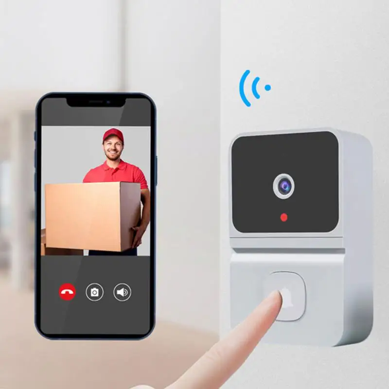 Wireless Doorbell WiFi Outdoor HD Camera Security Door Bell Night Vision Video Intercom Voice Change For Home Monitor Door Phone
Wireless Doorbell WiFi Outdoor HD Camera Security Door Bell Night Vision Video Intercom Voice Change For Home Monitor Door Phone