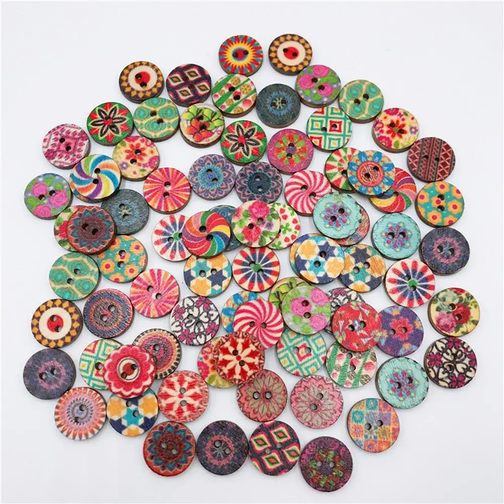 100Pcs Sewing Buttons Helpful Clothes Buckle Sewing Buttons Thickened DIY Painted Buttons
100Pcs Sewing Buttons Helpful Clothes Buckle Sewing Buttons Thickened DIY Painted Buttons