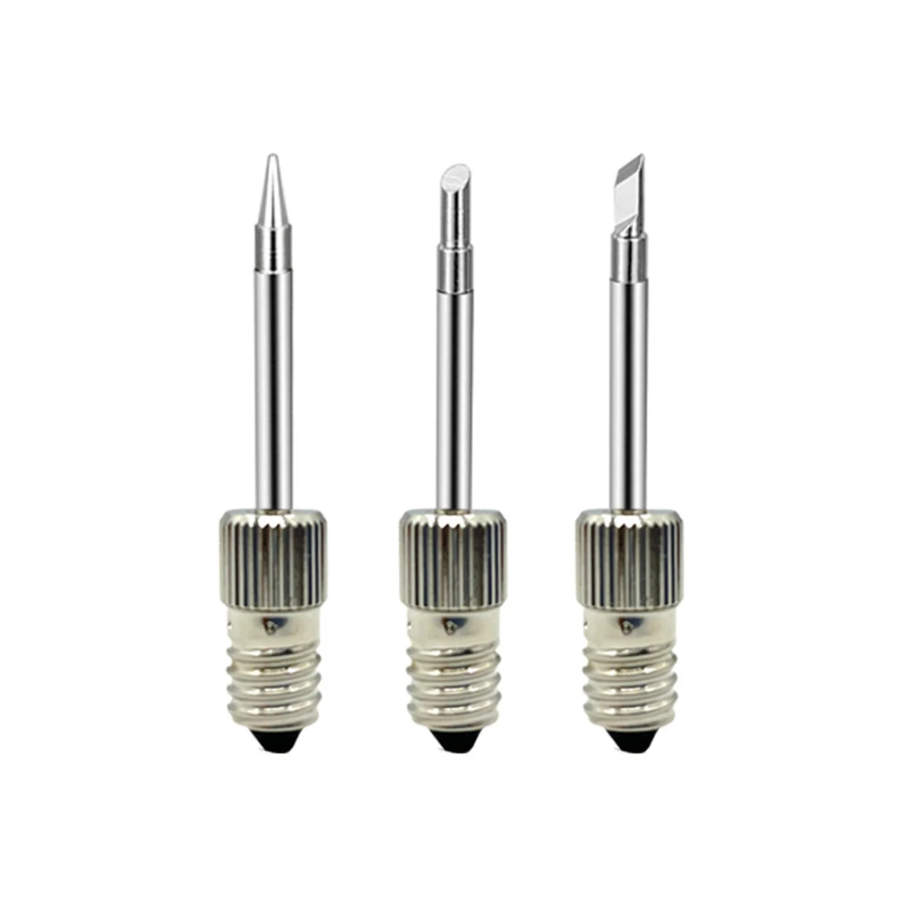 1pc Soldering Iron Tip E10 Interface Steel Welding Tips Anti-Corrosion USB Soldering Tip Set B C K Type For Wire Tinning
1pc Soldering Iron Tip E10 Interface Steel Welding Tips Anti-Corrosion USB Soldering Tip Set B C K Type For Wire Tinning