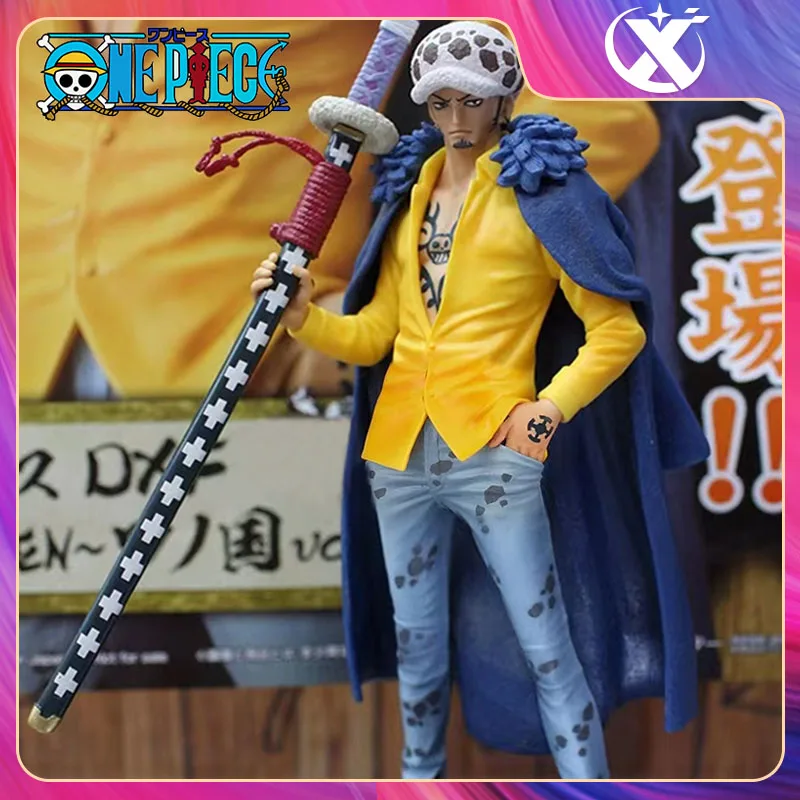 

Japanese Anime Figure One Piece DXF Wano Country Trafalgar Law PVC Collection Model Dolls Children Figure Model Collectible Toys