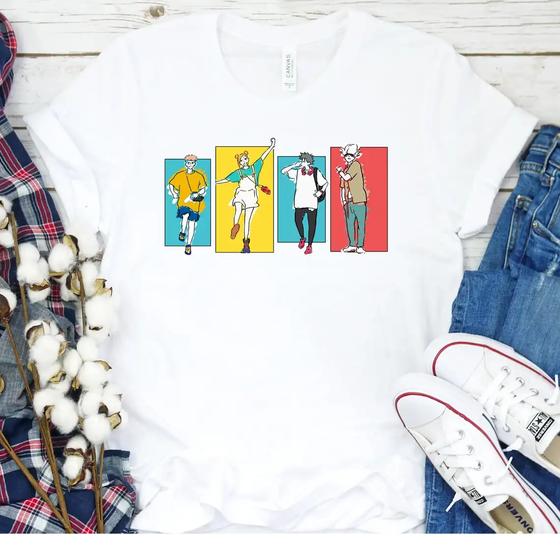 Jujutsu Kaisen Friends Shirt Ryomen Sukuna Satoru Gojo Megumi Fushiguro Yuji Itadori Nobara Kugisaki Anime Tee Shirt
Jujutsu Kaisen Friends Shirt Ryomen Sukuna Satoru Gojo Megumi Fushiguro Yuji Itadori Nobara Kugisaki Anime Tee Shirt