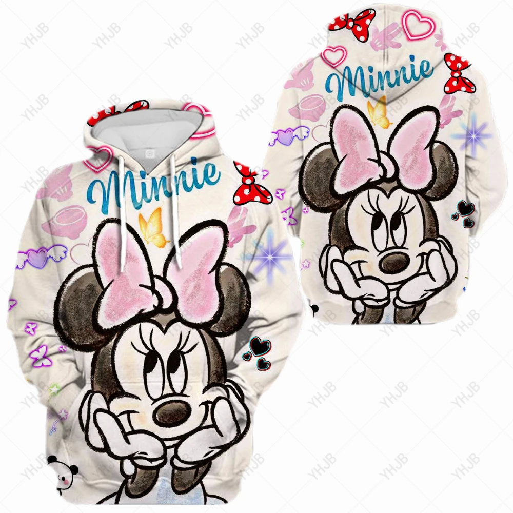 Women Sweatshirt Jacket Clothes Hoodies Women's Pockets Long Sleeve Pullovers Disney Minnie Mickey Mouse Female Tops 5XL
Women Sweatshirt Jacket Clothes Hoodies Women's Pockets Long Sleeve Pullovers Disney Minnie Mickey Mouse Female Tops 5XL